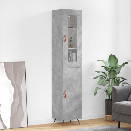 Highboard 34.5X34X180 Cm Engineered Wood