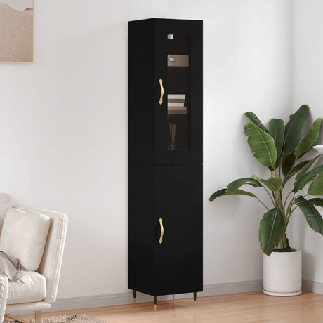 Highboard 34.5X34X180 Cm Engineered Wood