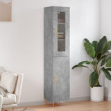 Highboard 34.5X34X180 Cm Engineered Wood