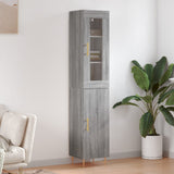 Highboard 34.5X34X180 Cm Engineered Wood