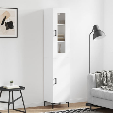 Highboard 34.5X34X180 Cm Engineered Wood