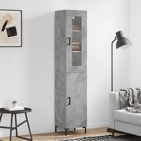 Highboard 34.5X34X180 Cm Engineered Wood