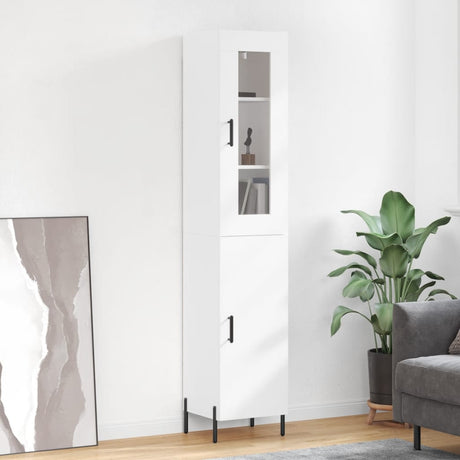 Highboard 34.5X34X180 Cm Engineered Wood
