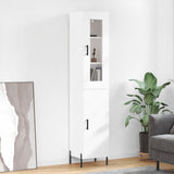 Highboard 34.5X34X180 Cm Engineered Wood