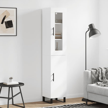 Highboard 34.5X34X180 Cm Engineered Wood