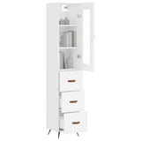 Highboard 34.5X34X180 Cm Engineered Wood