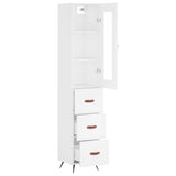Highboard 34.5X34X180 Cm Engineered Wood