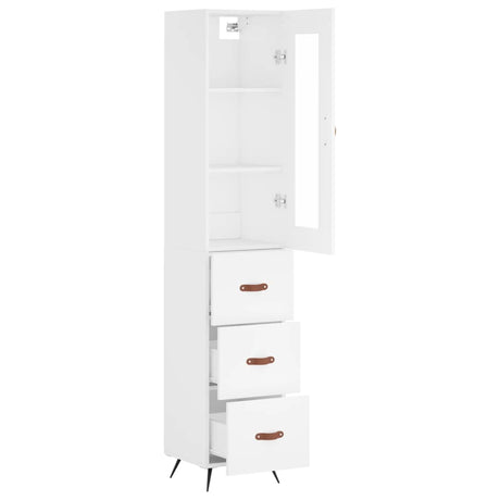 Highboard 34.5X34X180 Cm Engineered Wood