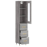 Highboard 34.5X34X180 Cm Engineered Wood