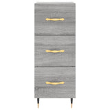 Highboard 34.5X34X180 Cm Engineered Wood