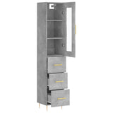 Highboard 34.5X34X180 Cm Engineered Wood