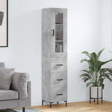 Highboard 34.5X34X180 Cm Engineered Wood