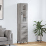 Highboard 34.5X34X180 Cm Engineered Wood