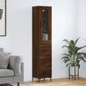 Highboard 34.5X34X180 Cm Engineered Wood