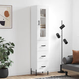 Highboard 34.5X34X180 Cm Engineered Wood