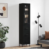 Highboard 34.5X34X180 Cm Engineered Wood