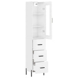 Highboard 34.5X34X180 Cm Engineered Wood