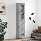 Highboard 34.5X34X180 Cm Engineered Wood