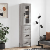 Highboard 34.5X34X180 Cm Engineered Wood
