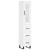 Highboard 34.5X34X180 Cm Engineered Wood