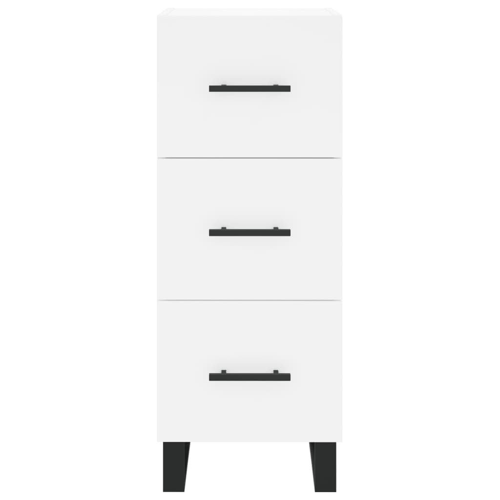 Highboard 34.5X34X180 Cm Engineered Wood