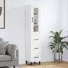 Highboard 34.5X34X180 Cm Engineered Wood