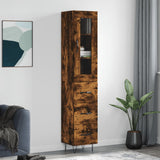 Highboard 34.5X34X180 Cm Engineered Wood