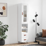 Highboard 34.5X34X180 Cm Engineered Wood