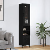 Highboard 34.5X34X180 Cm Engineered Wood