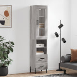 Highboard 34.5X34X180 Cm Engineered Wood