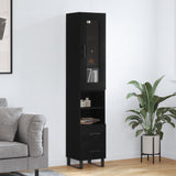Highboard 34.5X34X180 Cm Engineered Wood