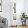 Highboard 34.5X34X180 Cm Engineered Wood