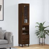 Highboard 34.5X34X180 Cm Engineered Wood