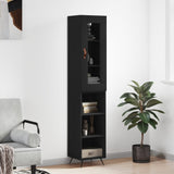 Highboard 34.5X34X180 Cm Engineered Wood