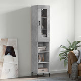 Highboard 34.5X34X180 Cm Engineered Wood
