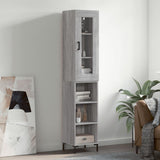 Highboard 34.5X34X180 Cm Engineered Wood