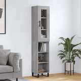 Highboard 34.5X34X180 Cm Engineered Wood