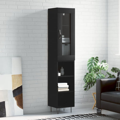 Highboard 34.5X34X180 Cm Engineered Wood