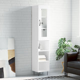 Highboard 34.5X34X180 Cm Engineered Wood