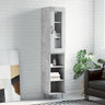 Highboard 34.5X34X180 Cm Engineered Wood