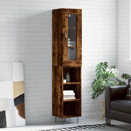 Highboard 34.5X34X180 Cm Engineered Wood