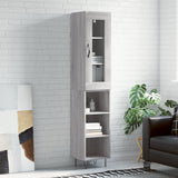 Highboard 34.5X34X180 Cm Engineered Wood