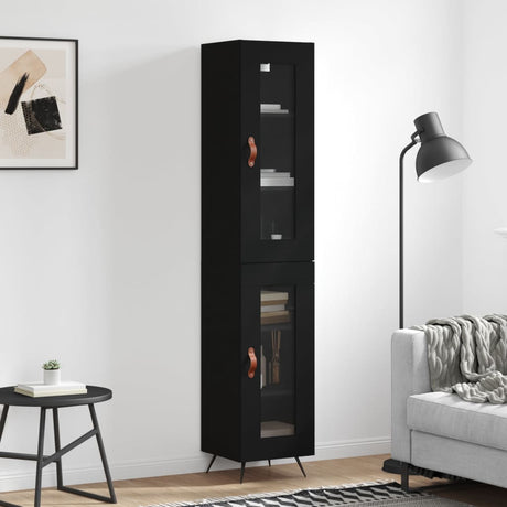 Highboard 34.5X34X180 Cm Engineered Wood