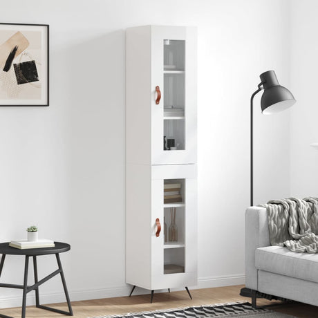 Highboard 34.5X34X180 Cm Engineered Wood