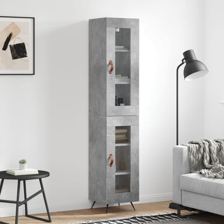 Highboard 34.5X34X180 Cm Engineered Wood