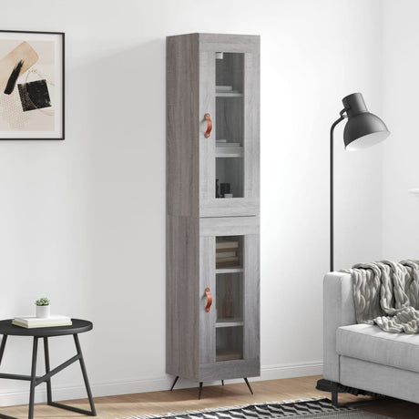 Highboard 34.5X34X180 Cm Engineered Wood