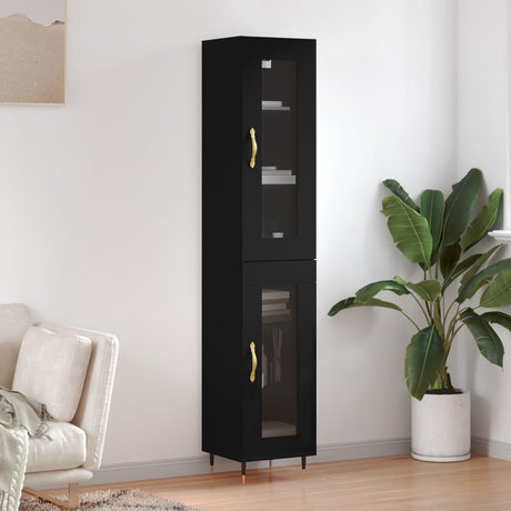 Highboard 34.5X34X180 Cm Engineered Wood