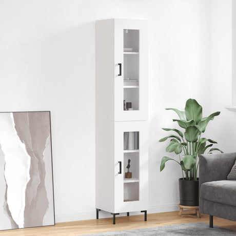 Highboard 34.5X34X180 Cm Engineered Wood