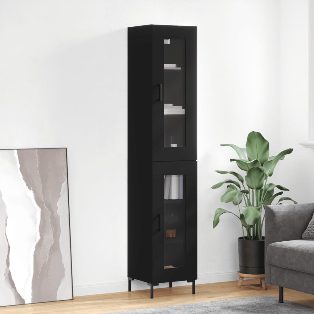 Highboard 34.5X34X180 Cm Engineered Wood