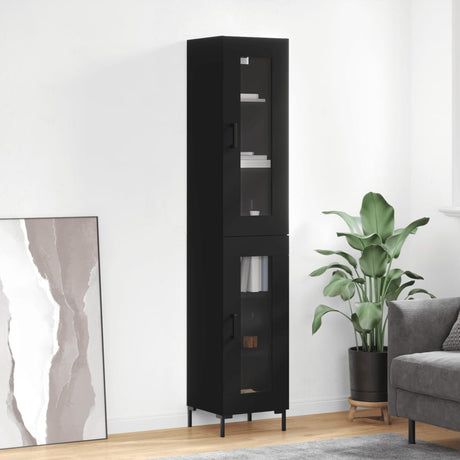 Highboard 34.5X34X180 Cm Engineered Wood